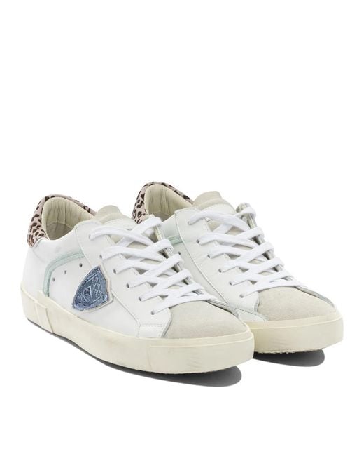 Philippe Model White Sneakers & Slip-On