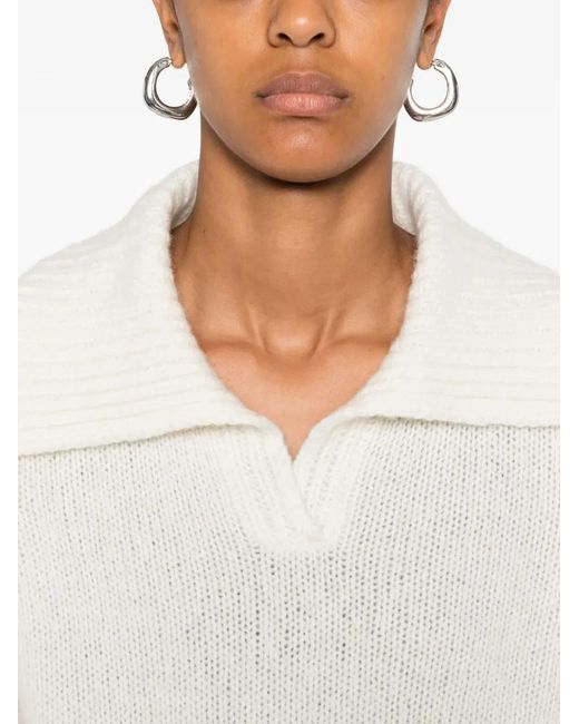 Lisa Yang White Lailai Sweater