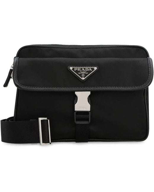 Prada Black Bandoliera Bag for men