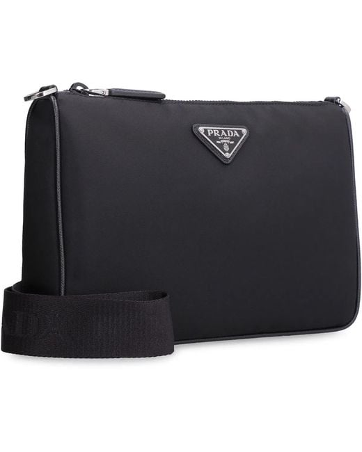 Prada Black Bandoliera Bag for men