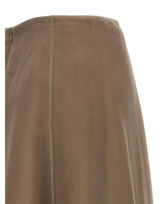 Brunello Cucinelli Brown 'Circle' Skirt