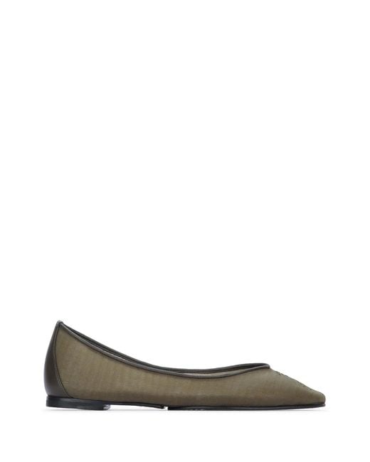 Jacquemus Brown Les Ballerines Ovalo