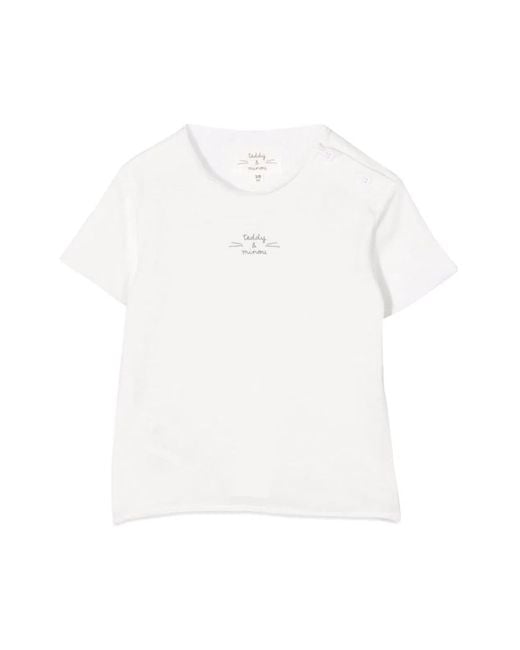 Teddy & Minou White Teddy & Minou T-Shirt