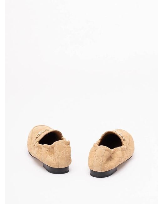 Gucci Natural 'Jordaan' Loafers