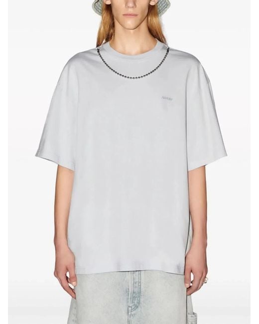 Ambush White Ballchain T-Shirt Clothing for men
