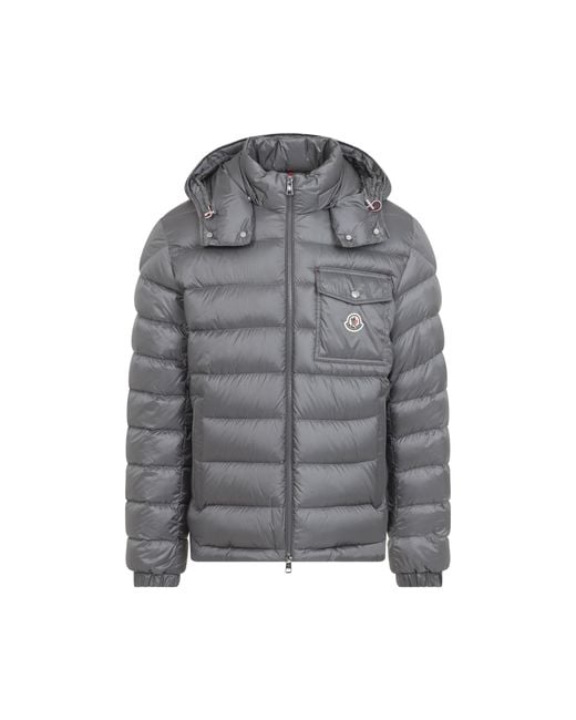 Moncler Gray Polyamide Verith Jacket for men