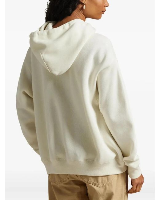 Polo Ralph Lauren White "Bear" Hooded Sweatshirt
