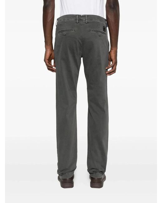 Jacob Cohen Gray Gunmetal Cotton Elastane Pants for men