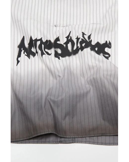 Acne White Soffia Ss Dip Dye Midsummer for men