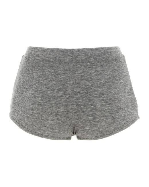 Entire studios Gray 'Booty' Button Shorts