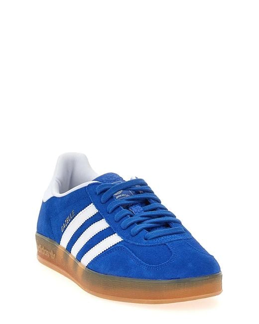Adidas Originals Blue 'Gazelle Indoor' Sneakers for men