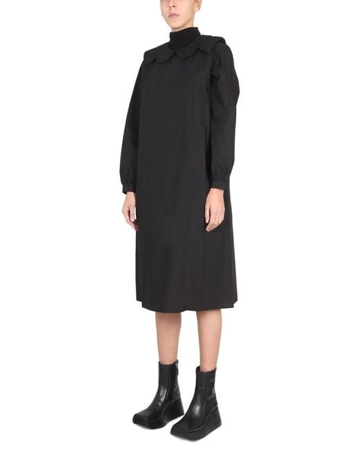 Raf Simons Black Relaxed Fit Shirt Dress
