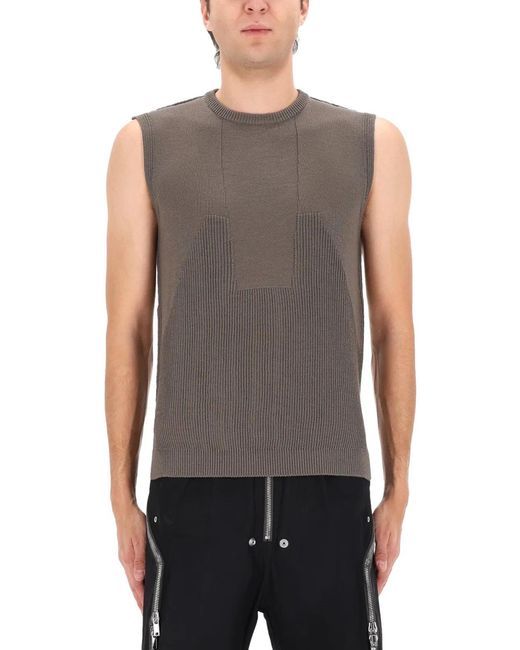 Rick Owens Brown Knitted Tops for men