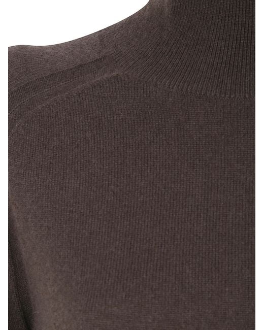 Joseph Black "Oxna" Light Pure Cashmere Turtle Neck