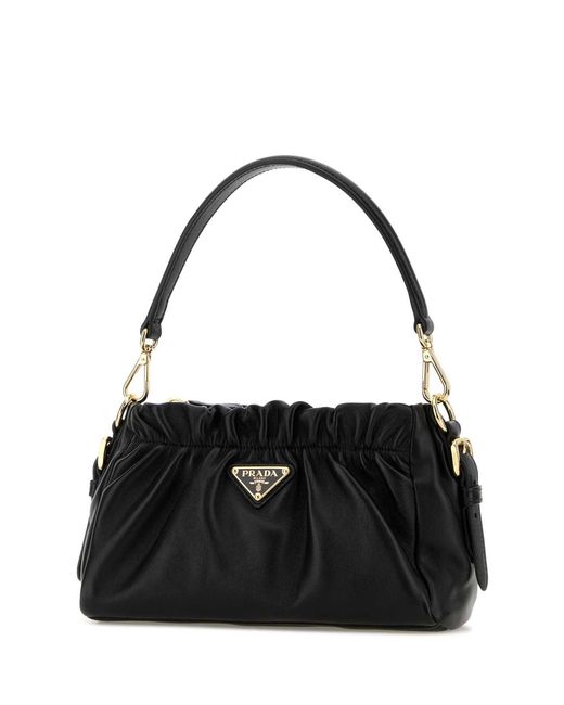 Prada Black Nappa Leather Handbag