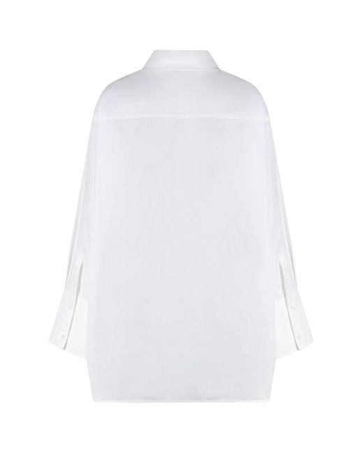 Off-White c/o Virgil Abloh White Cotton Shirtdress