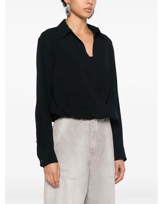 Dries Van Noten Black Cedal 9067 W.W.Shirt