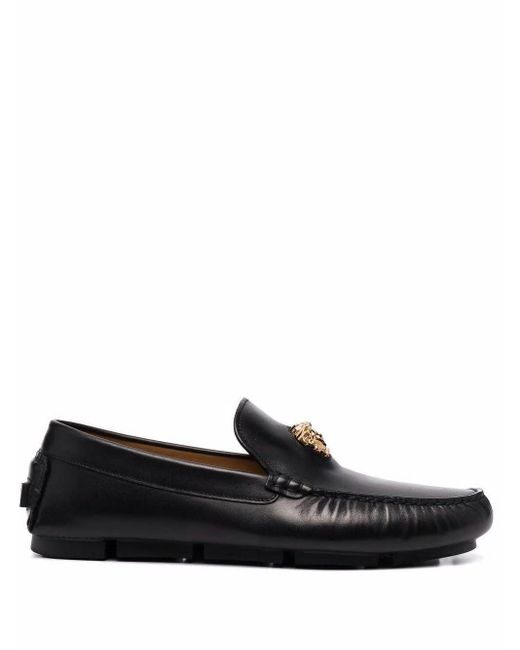 Versace Black Scarpe Stringate