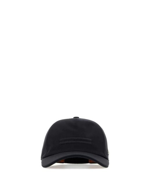 Zegna Black Baseball Cap for men