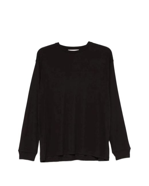Studio Nicholson Black "Simmons" Long Sleeve T-Shirt