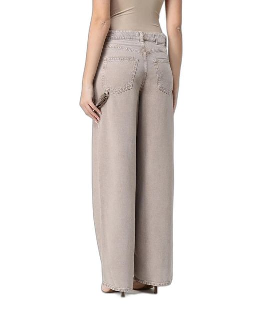 Pinko Natural Jeans With Jewel Cord