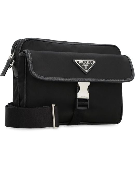 Prada Black Bandoliera Bag for men
