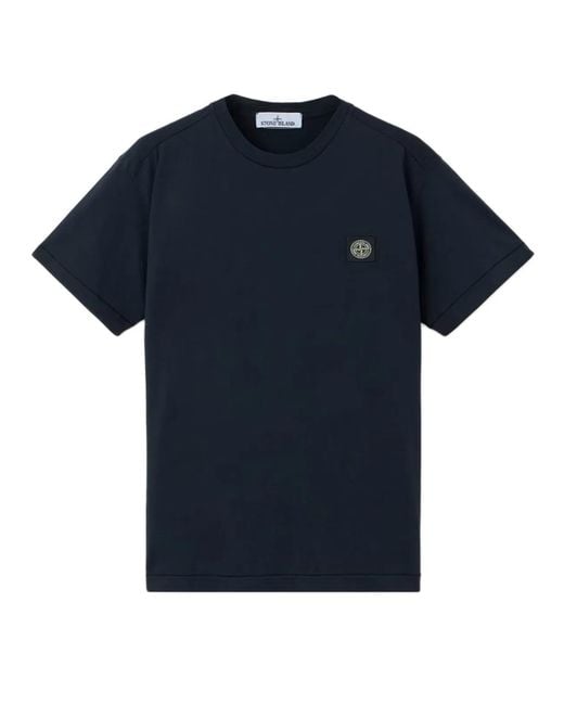 Stone Island Blue 2100027 T-Shirt for men