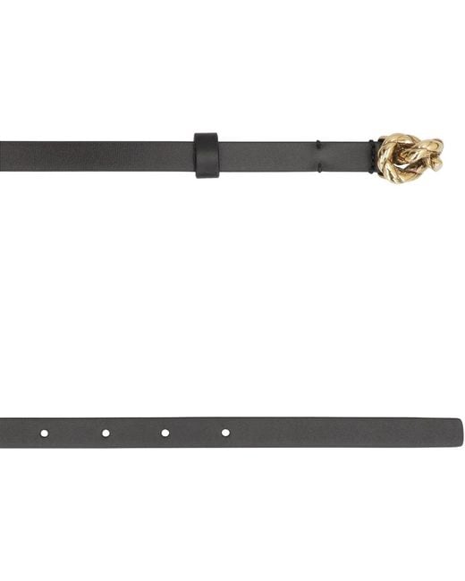 Bottega Veneta Black Knot Belt