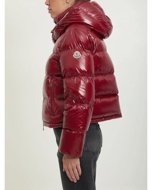 Moncler Red Niveole Short Down Jacket