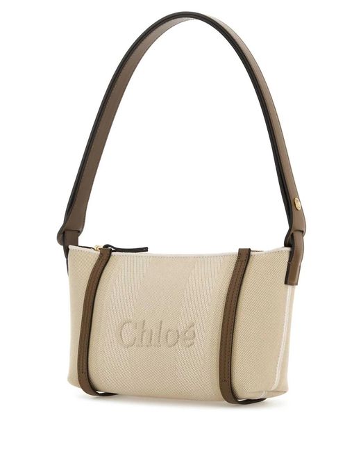 Chloé Natural Shoulder Bags