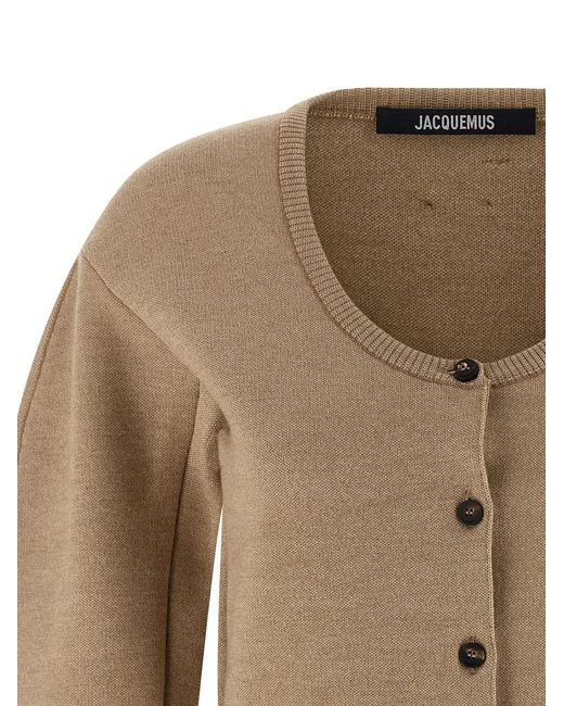Jacquemus Natural 'Le Gilet Doppio' Cardigan