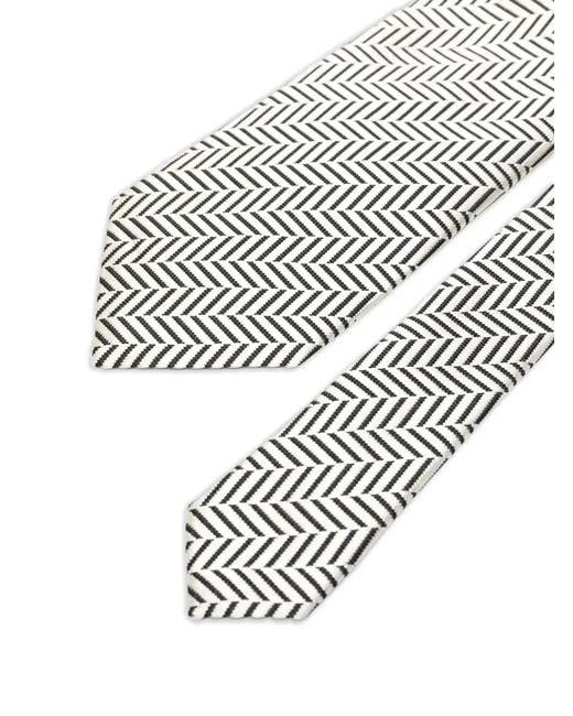 Tom Ford White Silk Tie for men