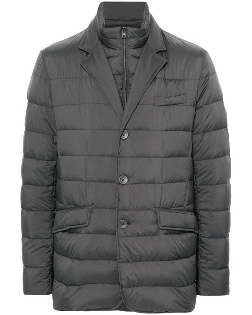 Herno Gray La Giacca Down Jacket for men
