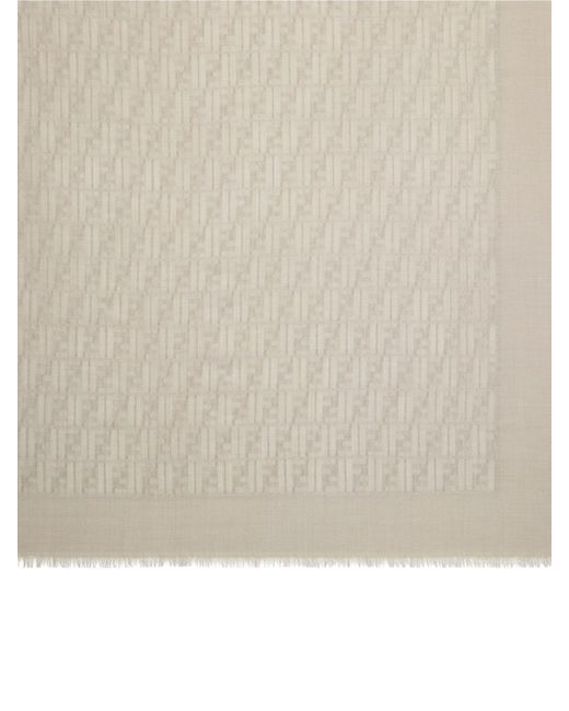 Fendi White Scialle