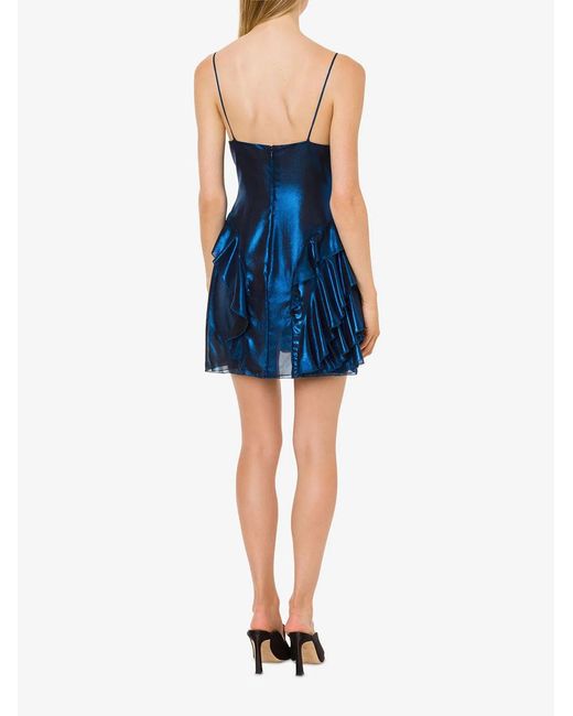 Alberta Ferretti Blue Wool Suit