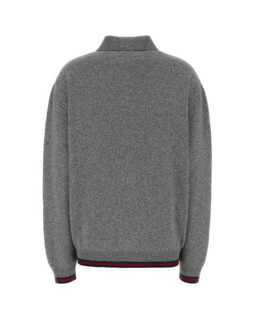 Gucci Gray S Polo /Nk