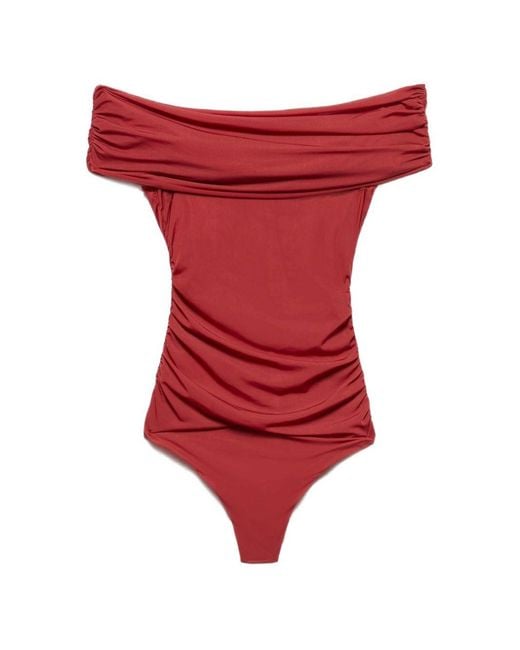 Aniye By Red Cotton Blend Zip-Up Hooded Top
