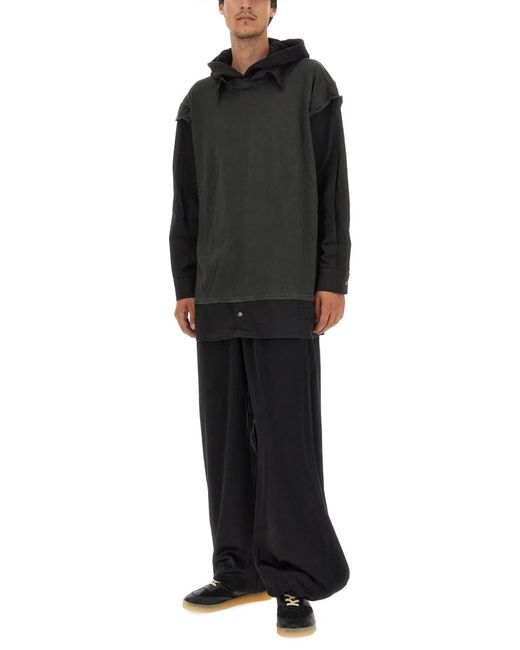 MM6 by Maison Margiela Black Cotton Jersey for men