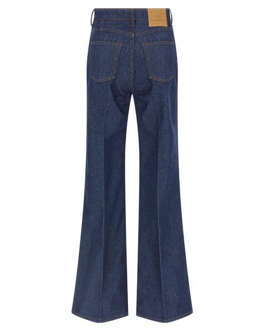 AMI Blue Flared Leg Jeans