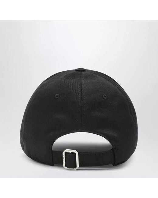 Givenchy Black Baseball Cap With Logo for men