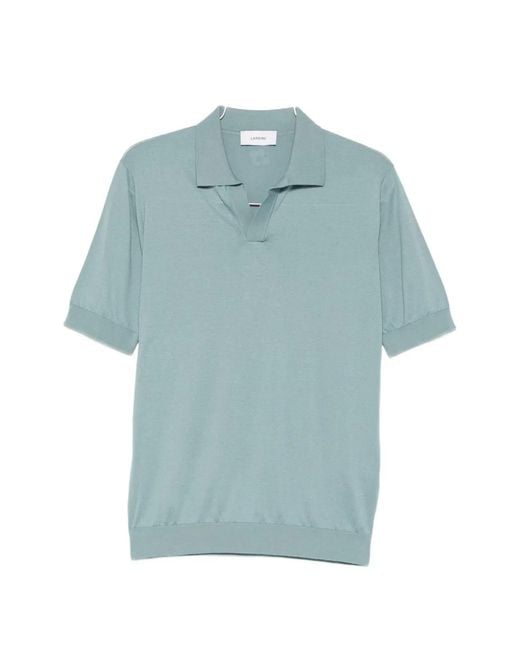 Lardini Blue Cotton Tee Shirt for men
