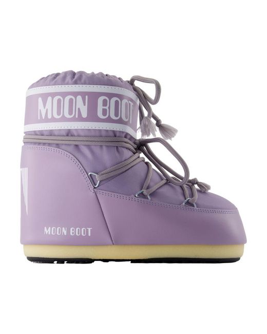 Moon Boot Purple Icon Low Ankle Boots