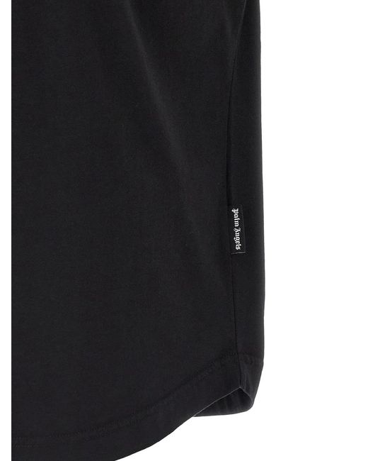 Palm Angels Black 'Classic Logo' T-Shirt for men