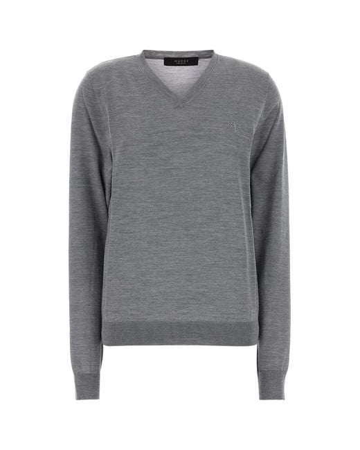 Gucci Gray Wool Sweater