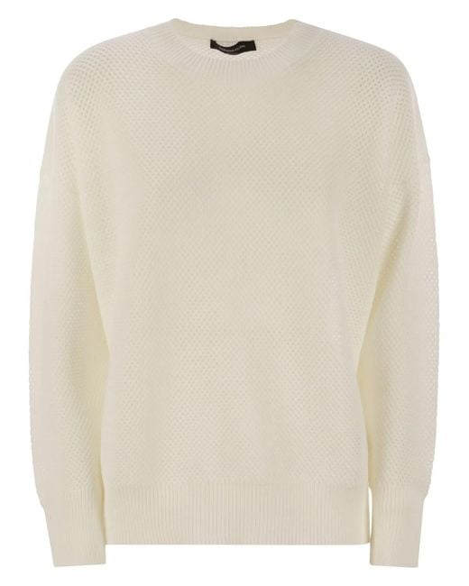 Fabiana Filippi Natural Crew-Neck Sweater