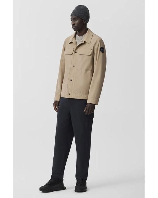 Canada Goose Natural Burnaby Techno Fabric Jacket for men