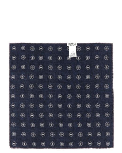 Brunello Cucinelli Multicolor Double-Face Pocket Clutch for men