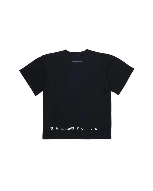 MM6 by Maison Margiela Black T-Shirt With Logo