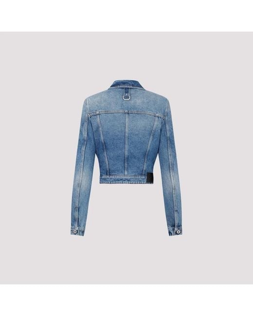 Off-White c/o Virgil Abloh Blue Denim Blazer