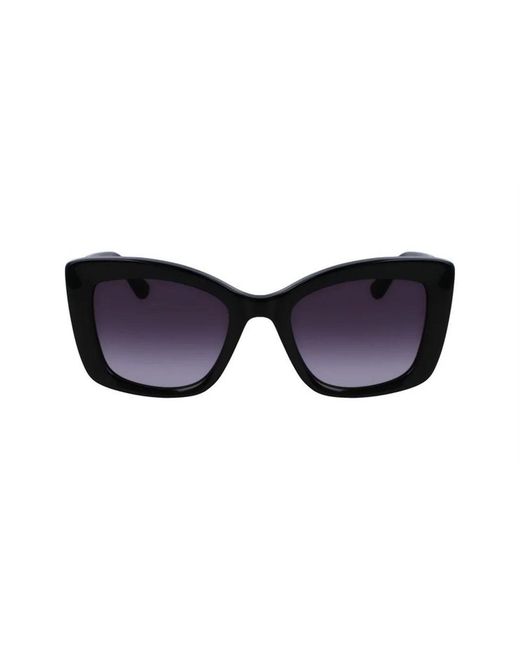 Karl Lagerfeld Black Acetate Sunglasses